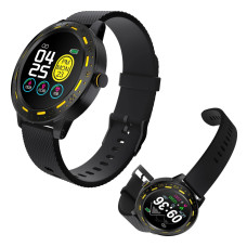 Наручний смарт-годинник S18 Smartwatch Bluetooth 4.0 з тонометром чорний | розумні часи