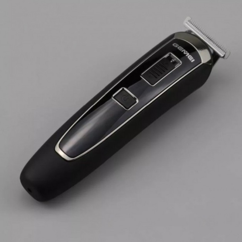 Багатофункціональна машинка для стрижки волосся акумуляторна 5 в 1 Gemei GM-801 універсальний тример