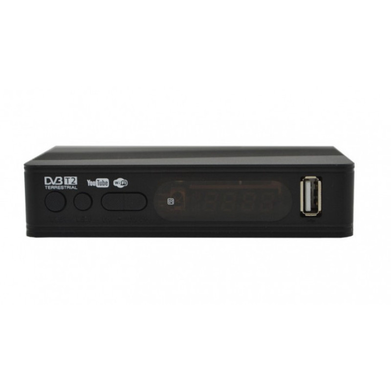 Цифровий ресивер (приймач) ТБ приставка DVB-T2 MEGOGO SMALL Тюнер з підтримкою WI-FI АДАПТЕРА