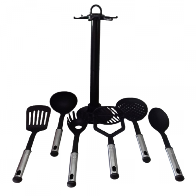 Набір кухонного приладдя на підставці Edenberg EB-3606 Кухонний набір 7 предметів