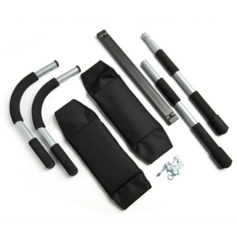 Підвісний дверний турнік - бруси - тренажер для преса, підтягування та віджимань Iron Gym (W59) багатофункціональний