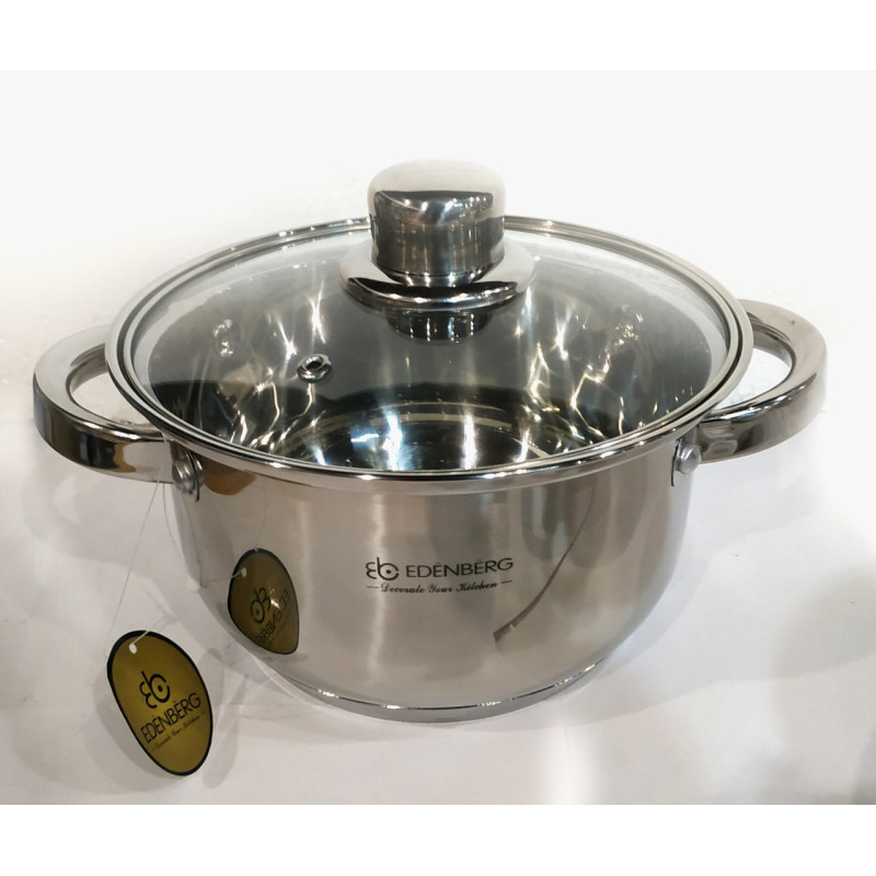 Набор посуды 12 предметов из нержавеющей стали Edenberg (EB-3735) для всех видов плит Набор посуды 12 предметов из нержавеющей стали Edenberg (EB-3735) для всех видов плит
