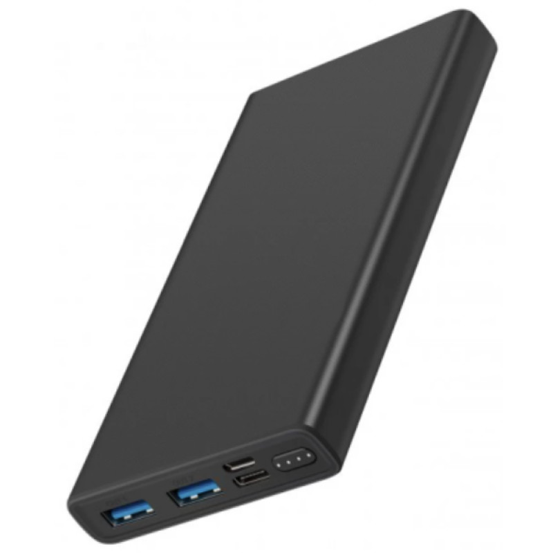 Портативний зарядний пристрій 10000 mAh повербанк 2 USB KLGO Digital Display (KP-60) powerbank