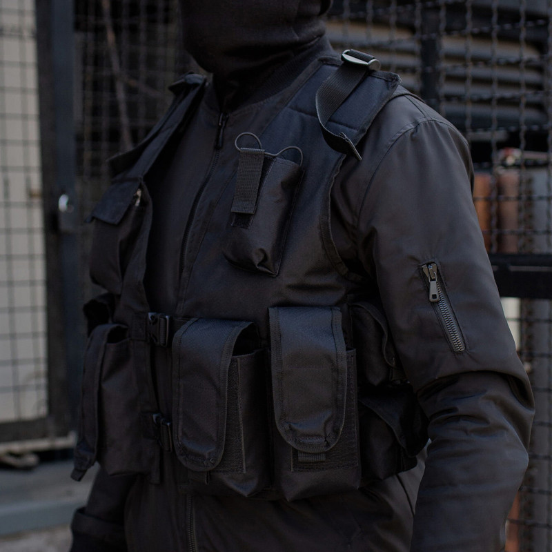 Разгрузочный жилет тактический на 10 карманов One Size разгрузка ременно плечевая система
