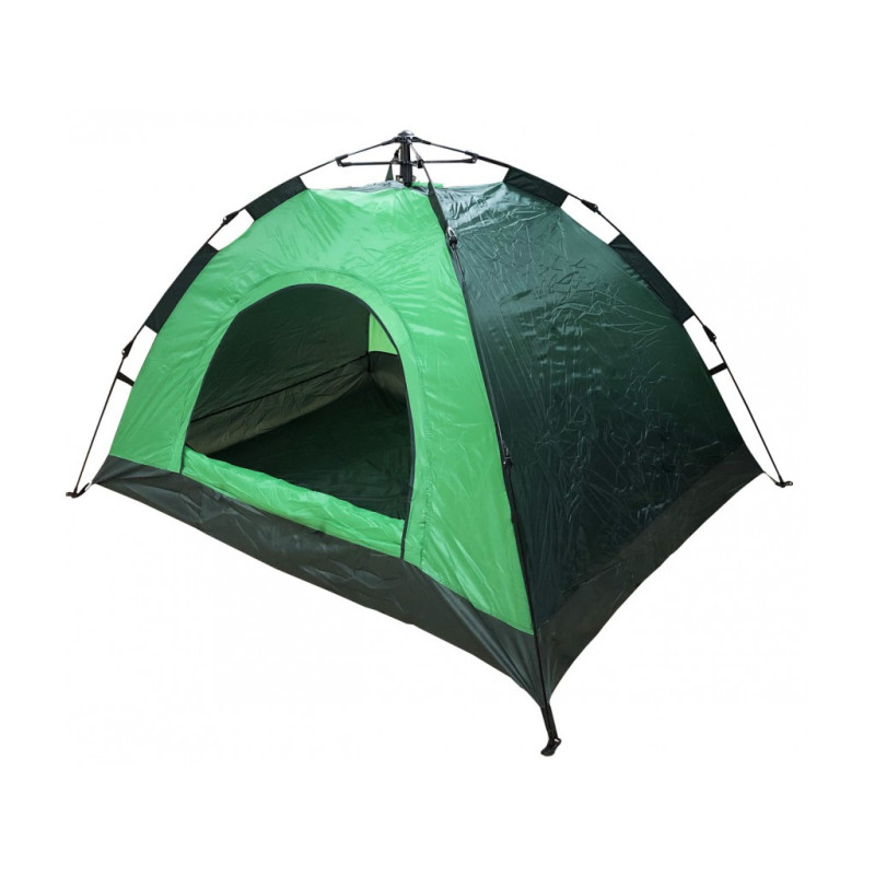 Автоматическая палатка Autocamp 2 местная туристическая для кемпинга с каркасом (Зеленая)