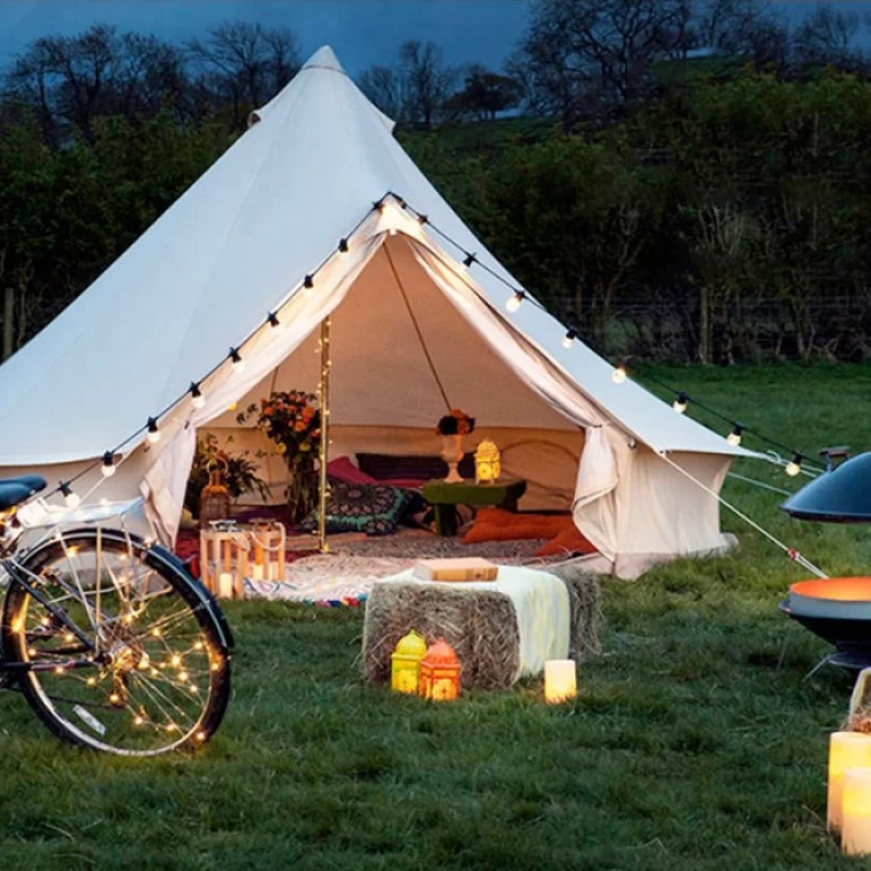 Гірлянда вулична вологостійка матова теплий колір 5 метрів 10 різнокольорових кульок з світлодіодними лампочками SF-10 White Гірлянда вулична вологостійка матова теплий колір 5 метрів 10 різнокольорових кульок з світлодіодними лампочками SF-10 White