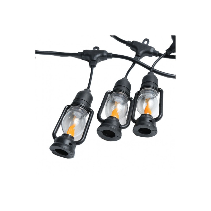 Вулична гірлянда 5м у вигляді полум'я вогню "Лампи підвісні" NC-7821