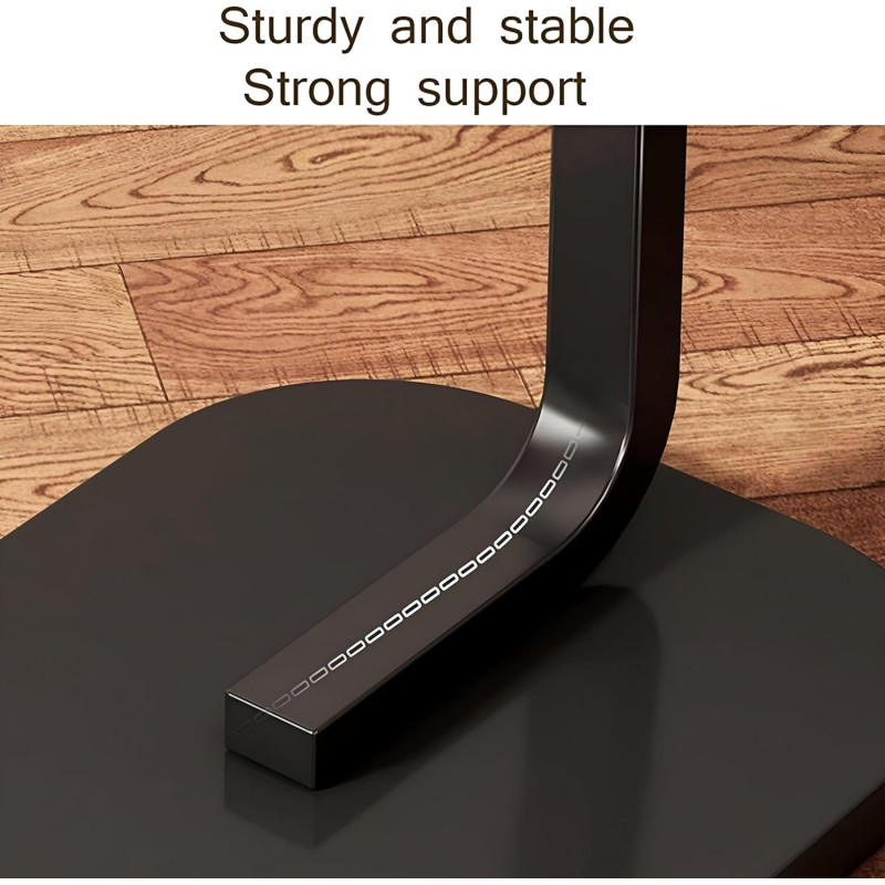 Приліжковий столик 28×45×60см з дерев'яною стільницею наддиванний Modern Table MT-7856 Приліжковий столик 28×45×60см з дерев'яною стільницею наддиванний Modern Table MT-7856