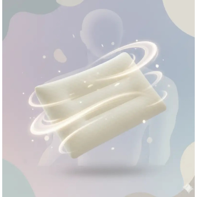 Ортопедична подушка з ефектом пам'яті для підтримки хребта 50x30см Memory Pillow MP-6514 White Ортопедична подушка з ефектом пам'яті для підтримки хребта 50x30см Memory Pillow MP-6514 White