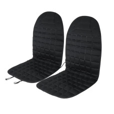 Накидка на два сиденья для автомобиля с подогревом от прикуривателя 12B Warm Car 1276 Black