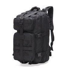 Рюкзак 25 л из прочной Cordura 1000D с системой MOLLE для туризма, охоты и рыбалки Outdoor Huck (OH-6712) Black