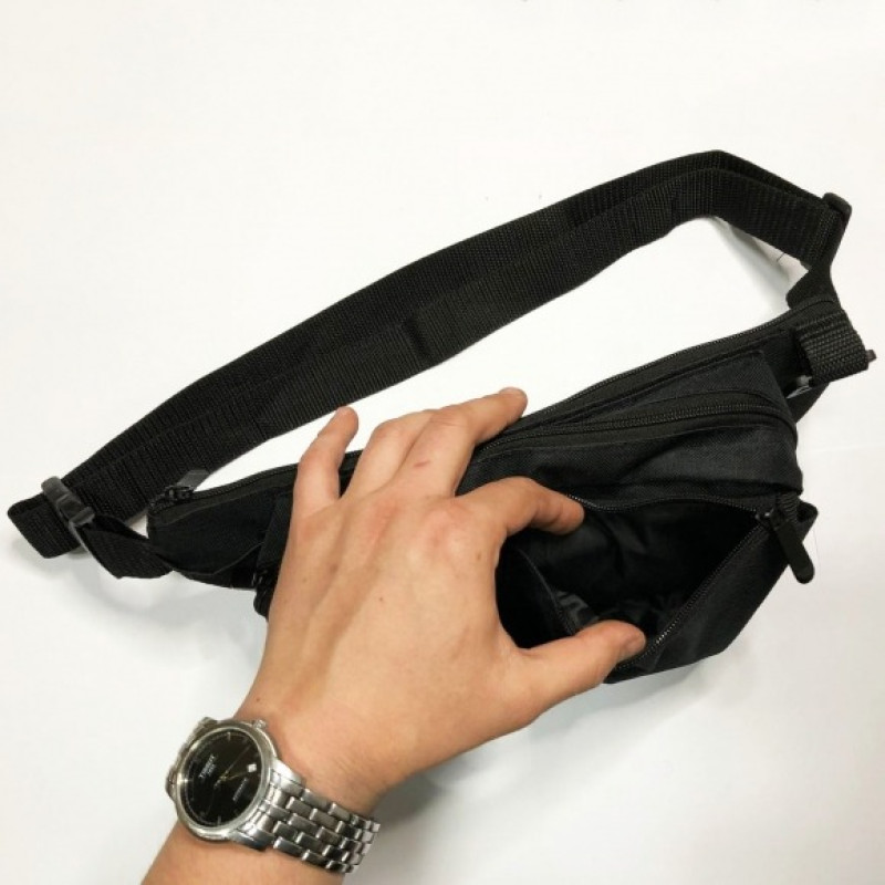 Cумка-бананка через плече Barco-Bag SN-8612 Black