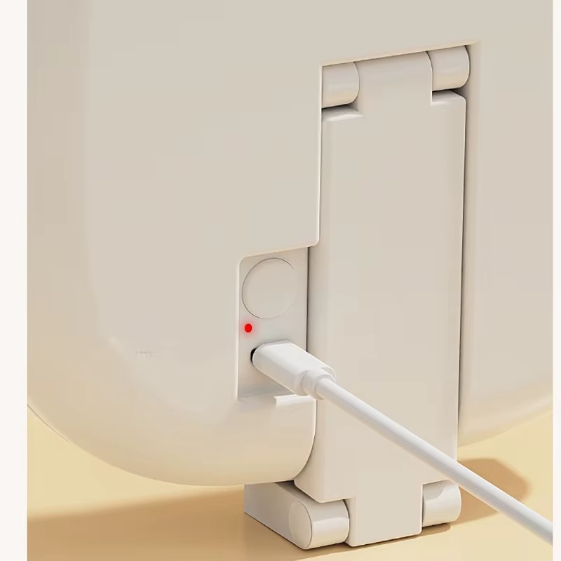 Дзеркало для макіяжу з LED-підсвіткою розкладне з сенсорним управлінням Beauty Mirror BM-7844 White