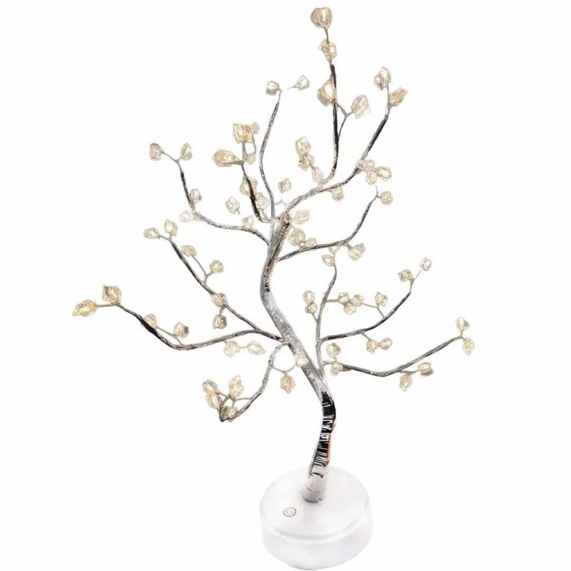 Настільна світлодіодна LED лампа-нічник Silver Tree «Дерево сріблястий кристал» NC-1242 Silver Настільна світлодіодна LED лампа-нічник Silver Tree «Дерево сріблястий кристал» NC-1242 Silver