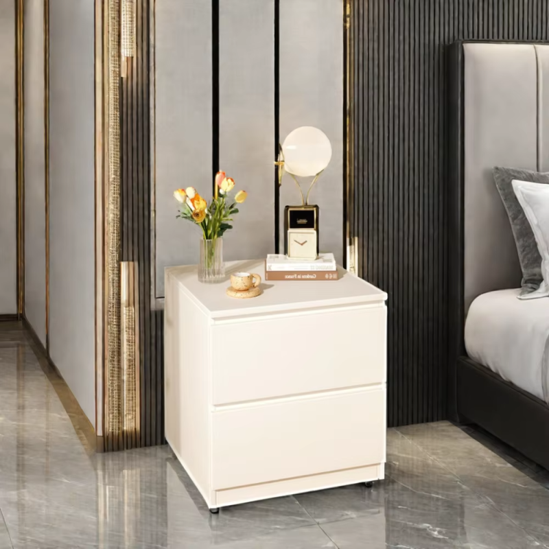 Приліжкова тумбочка з ящиками без ручок в стилі модерн 41х32х30см Fast Comfort FC-7612