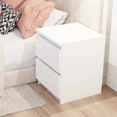 Приліжкова тумбочка з ящиками без ручок в стилі модерн 41х32х30см Fast Comfort FC-7612