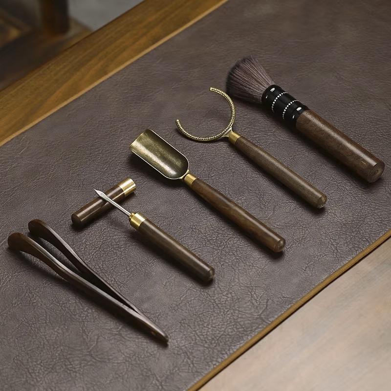 Набір інструментів для чайної церемонії з 5 предметів для пуеру Puer Set (PS-5541) Black