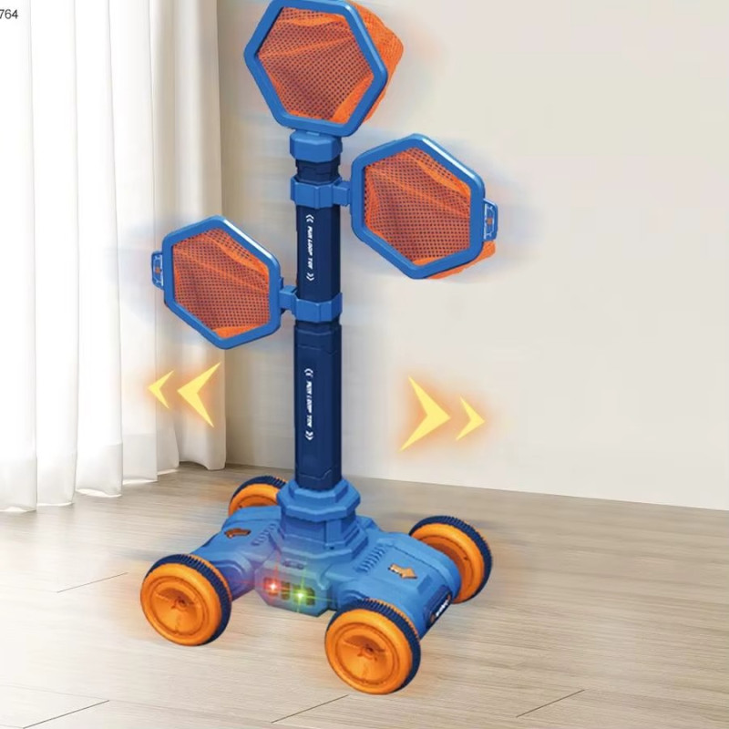 Детский тир с пистолетом и мобильной движущейся мишенью 801-8 Blue