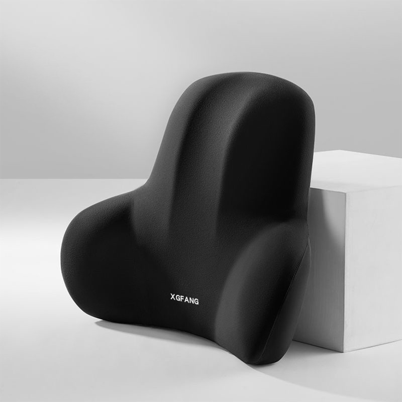 Универсальная поясничная ортопедическая подушка на сиденье для спины с эффектом памяти Memory Pillow MP-5612 Black