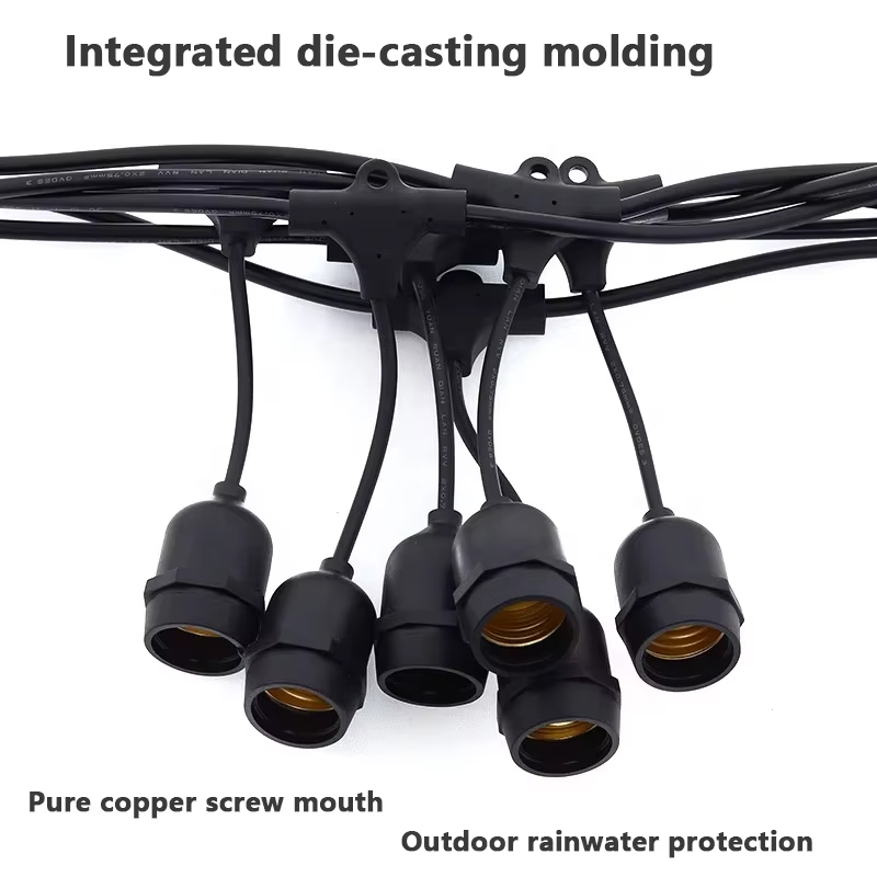 Вулична гірлянда 5м у вигляді полум'я вогню "Лампи підвісні" NC-7821