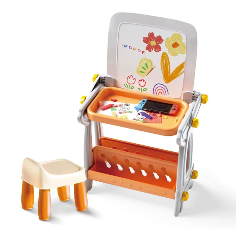 Ігровий дитячий стіл-трансформер 4в1 магнітна дошка для малювання Magic-Table MT-7699 Multicolored