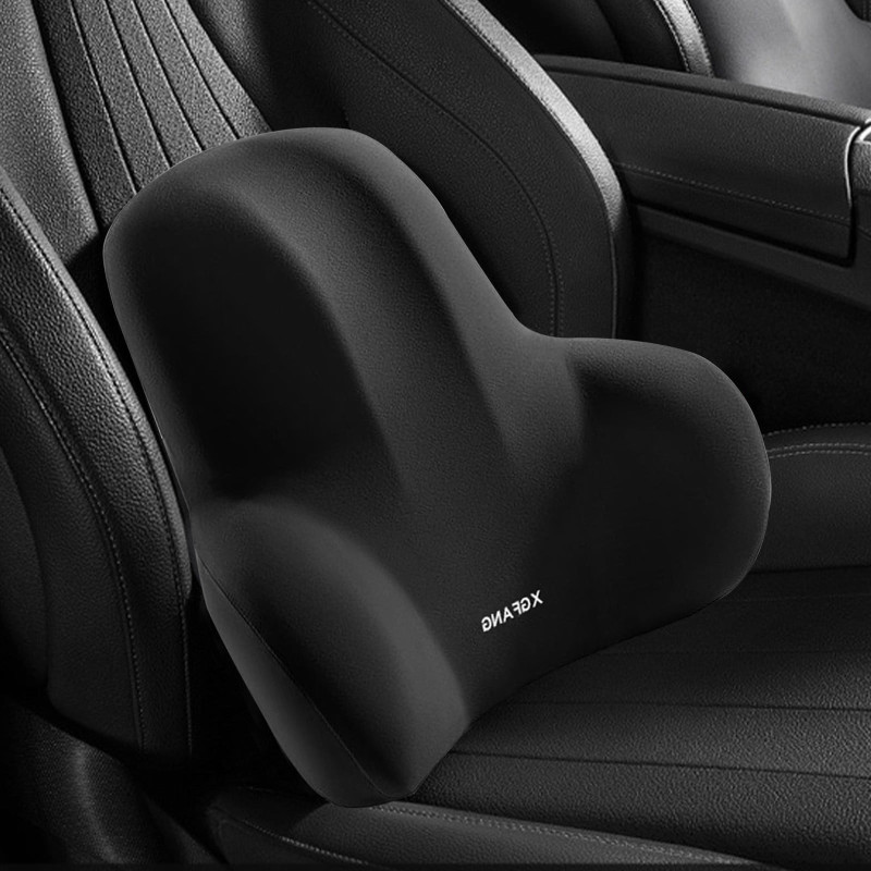 Универсальная поясничная ортопедическая подушка на сиденье для спины с эффектом памяти Memory Pillow MP-5612 Black