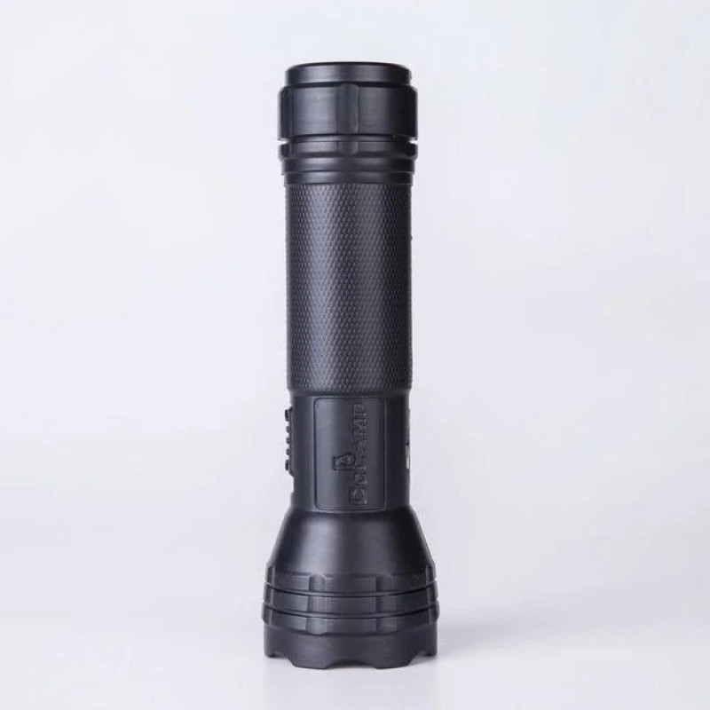 Портативний ручний LED ліхтар на 1000мАг 3в1 із сонячною панеллю Solar Camping Kit (CL-038) Black