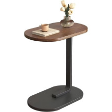 Приліжковий столик 28×45×60см з дерев'яною стільницею наддиванний Modern Table MT-7856