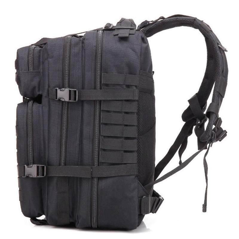 Рюкзак з підсумками тактичний Light Tactic Оксфорд 600D система Molle 50л 35x22x53см Black Рюкзак з підсумками тактичний Light Tactic Оксфорд 600D система Molle 50л 35x22x53см Black