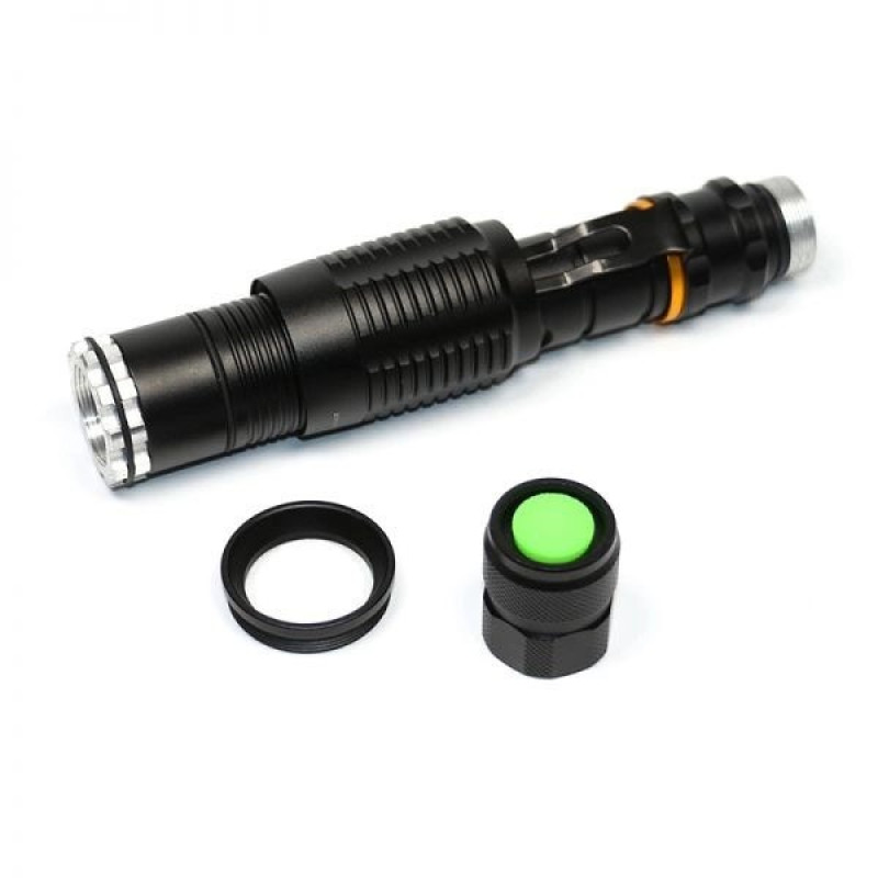 Світлодіодний ліхтарик 5 режимів роботи 1000 люмен Bailong Police BL-2804-T6 Black