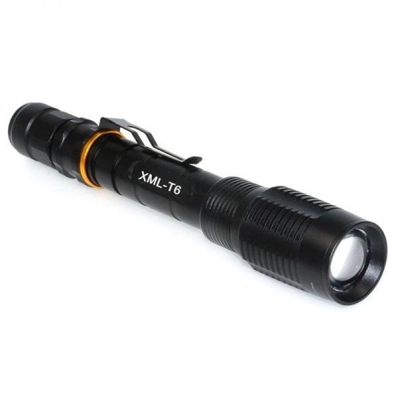 Світлодіодний ліхтарик 5 режимів роботи 1000 люмен Bailong Police BL-2804-T6 Black