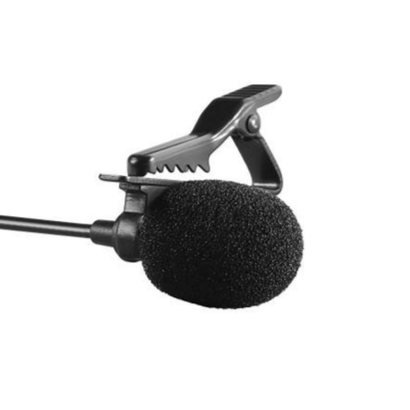 Петличний мікрофон всеспрямований конденсаторний 1000Ом -30дБ mini-jack петлічка BOYA BY-M1 Black