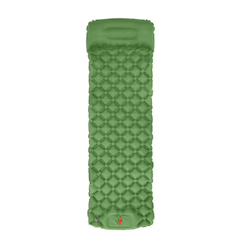 Надувний водонепроникний матрац каремат 190х58х5см для кемпінгу і туризму EC-7865 Green