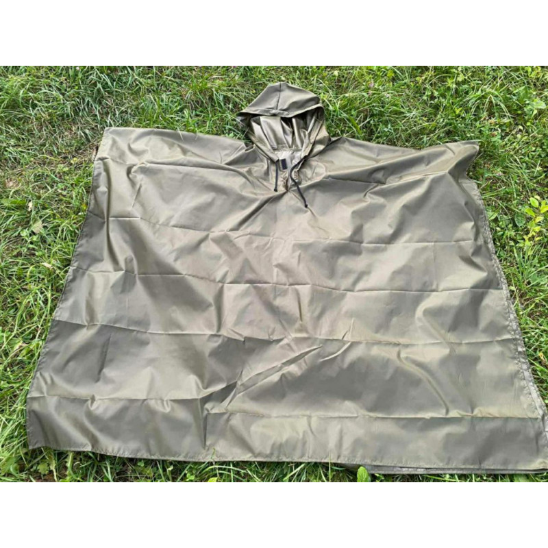 Тактичний дощовик Пончо Raincoat водонепроникний плащ One Size (Olive) накидка від дощу