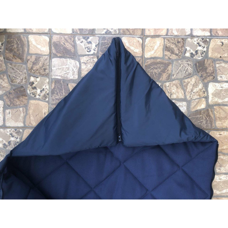 Спальний мішок зимовий до - 10 ° з капюшоном та чохлом (Синій)