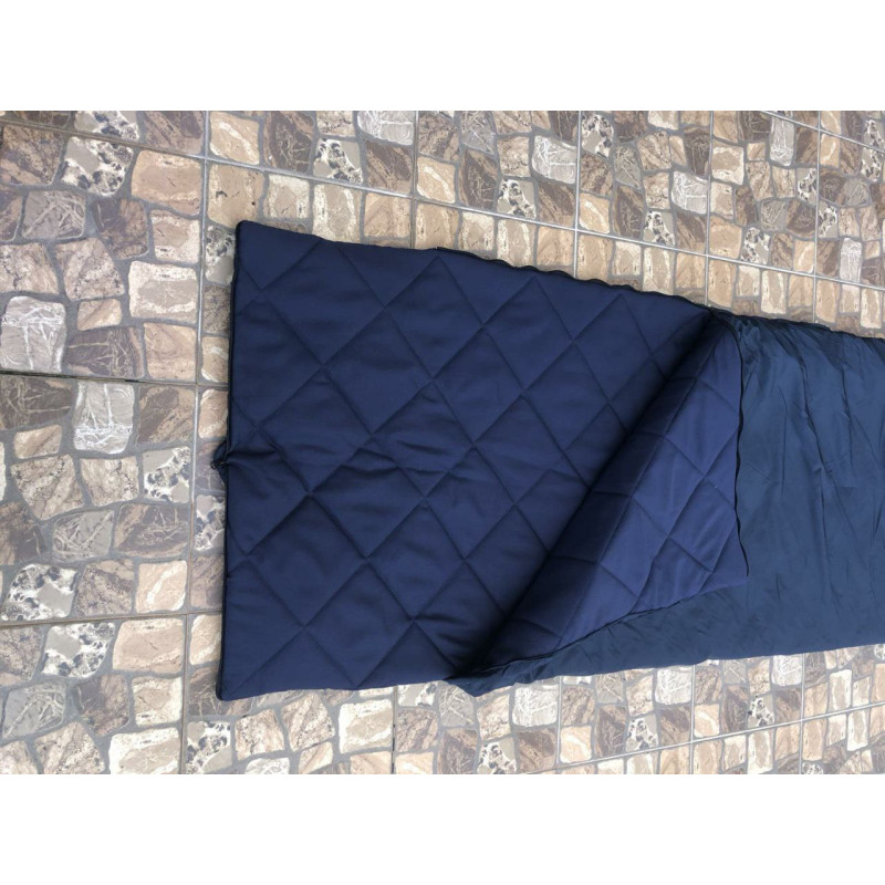 Спальний мішок зимовий до - 10 ° з капюшоном та чохлом (Синій)