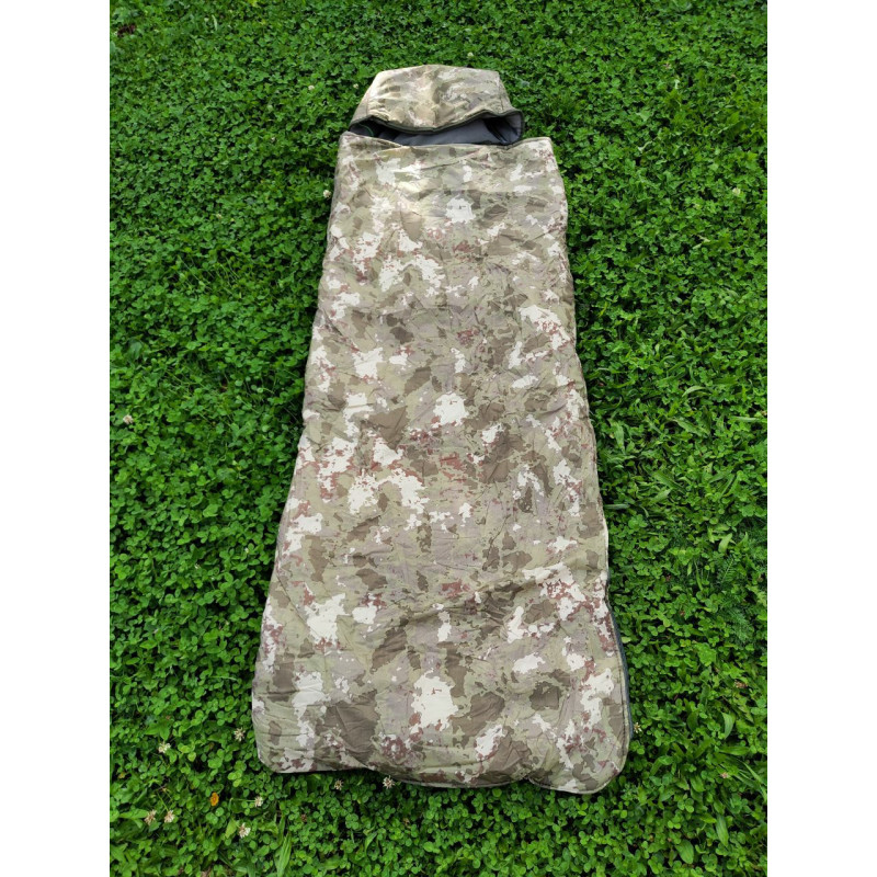 Спальний мішок-ковдра Accord з капюшоном до - 20° (камуфляж)