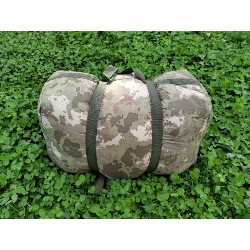 Спальний мішок-ковдра Accord з капюшоном до - 20° (камуфляж)