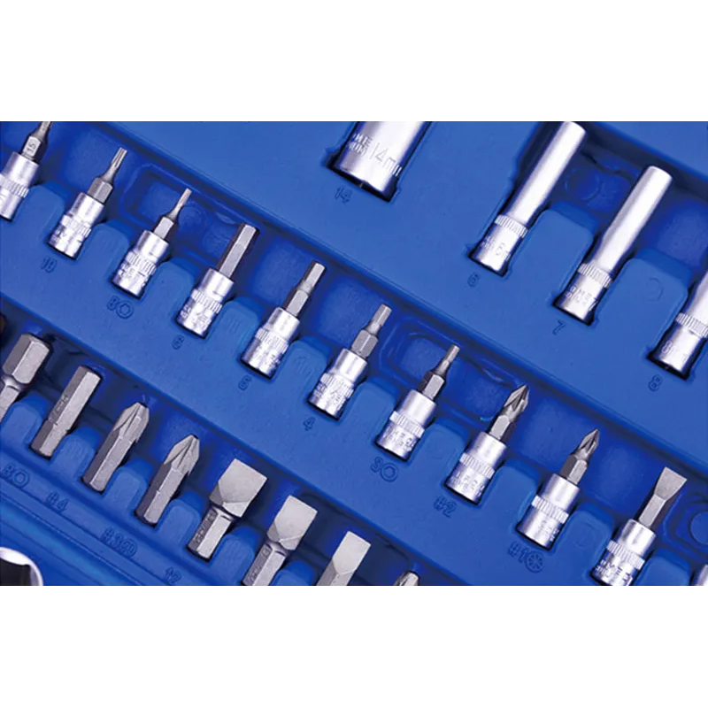 Набір інструментів з 94 предметів Repair Tool для ремонту та обслуговування хромованадієва сталь у пластиковому кейсі Blue