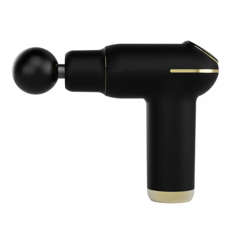 Ручний масажер пістолет акумуляторний вібраційний з 4 насадками 1800мАч FASCIAL GUN KH-580 Black Ручний масажер пістолет акумуляторний вібраційний з 4 насадками 1800мАч FASCIAL GUN KH-580 Black