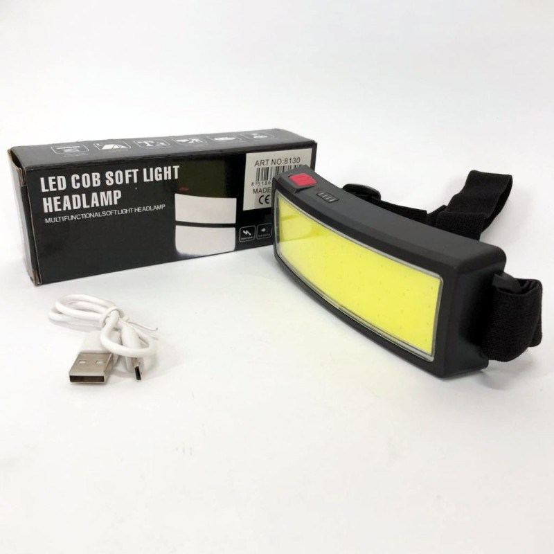 Налобний LED ліхтар розсіює для СТО з акумулятором та 3 режими роботи, зарядка від USB Bailong BL-F007-COB Black Налобний LED ліхтар розсіює для СТО з акумулятором та 3 режими роботи, зарядка від USB Bailong BL-F007-COB Black