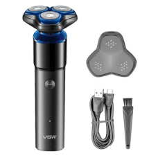Електробритва роторна з плаваючими головками водонепроникна VGR V-325 5Вт IPX6 Grey