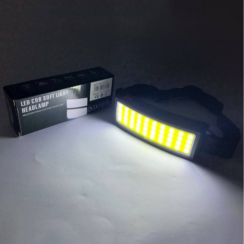 Налобний LED ліхтар розсіює для СТО з акумулятором та 3 режими роботи, зарядка від USB Bailong BL-F007-COB Black Налобний LED ліхтар розсіює для СТО з акумулятором та 3 режими роботи, зарядка від USB Bailong BL-F007-COB Black