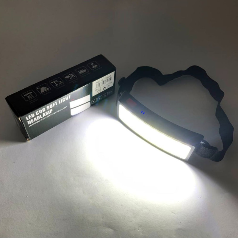 Налобний LED ліхтар розсіює для СТО з акумулятором та 3 режими роботи, зарядка від USB Bailong BL-F007-COB Black Налобний LED ліхтар розсіює для СТО з акумулятором та 3 режими роботи, зарядка від USB Bailong BL-F007-COB Black