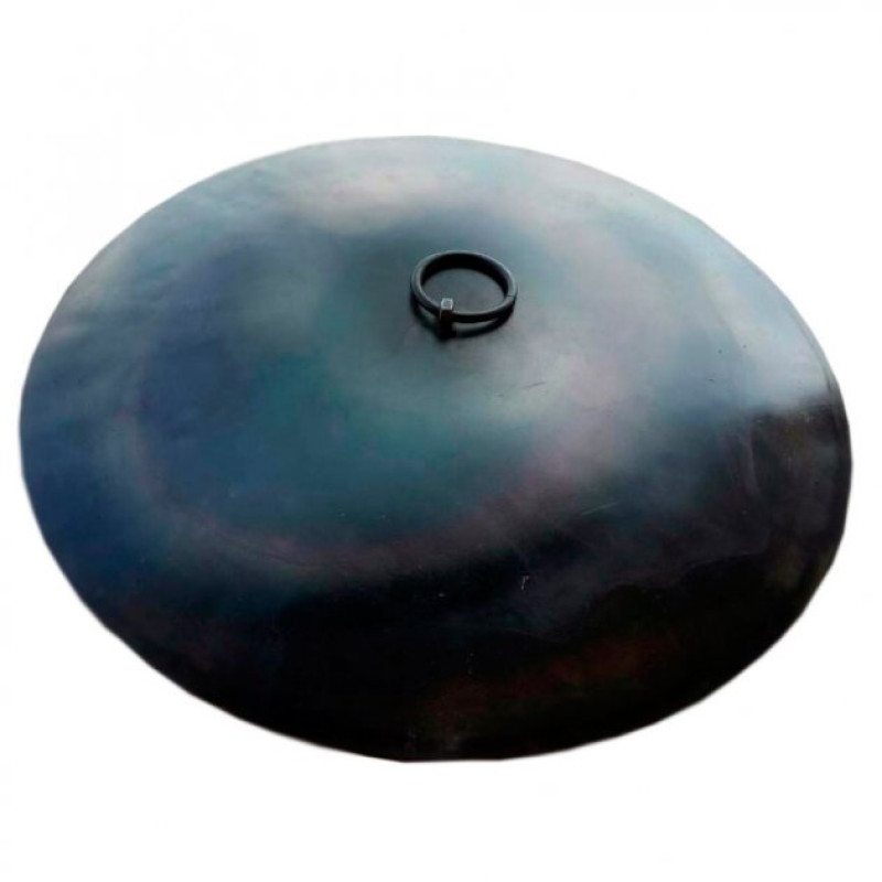 Кришка до сковороди садж з диска борони сталь 30 см Чорний