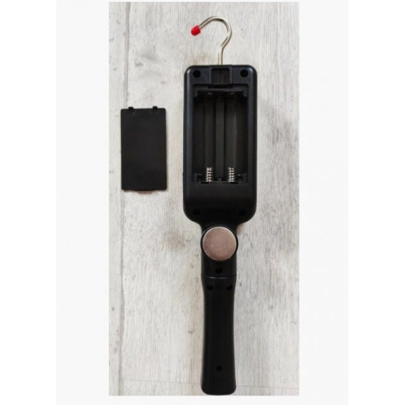 Кемпінговий ліхтар 700Lm з гаком та магнітним тримачем із зарядкою micro USB чорний 7628 ZJ-8859-COB