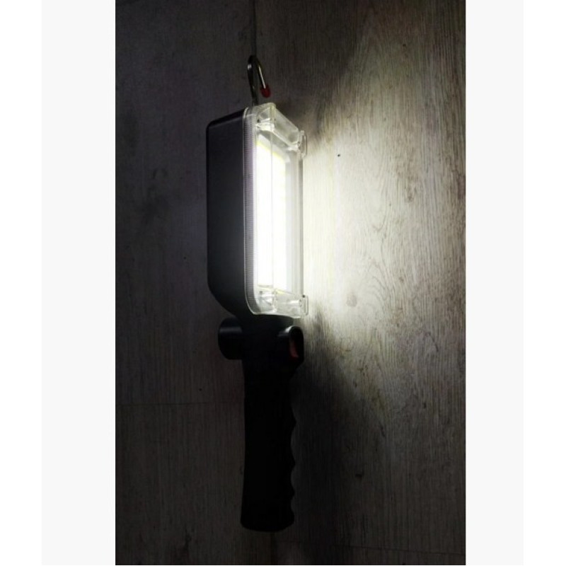 Кемпінговий ліхтар 700Lm з гаком та магнітним тримачем із зарядкою micro USB чорний 7628 ZJ-8859-COB