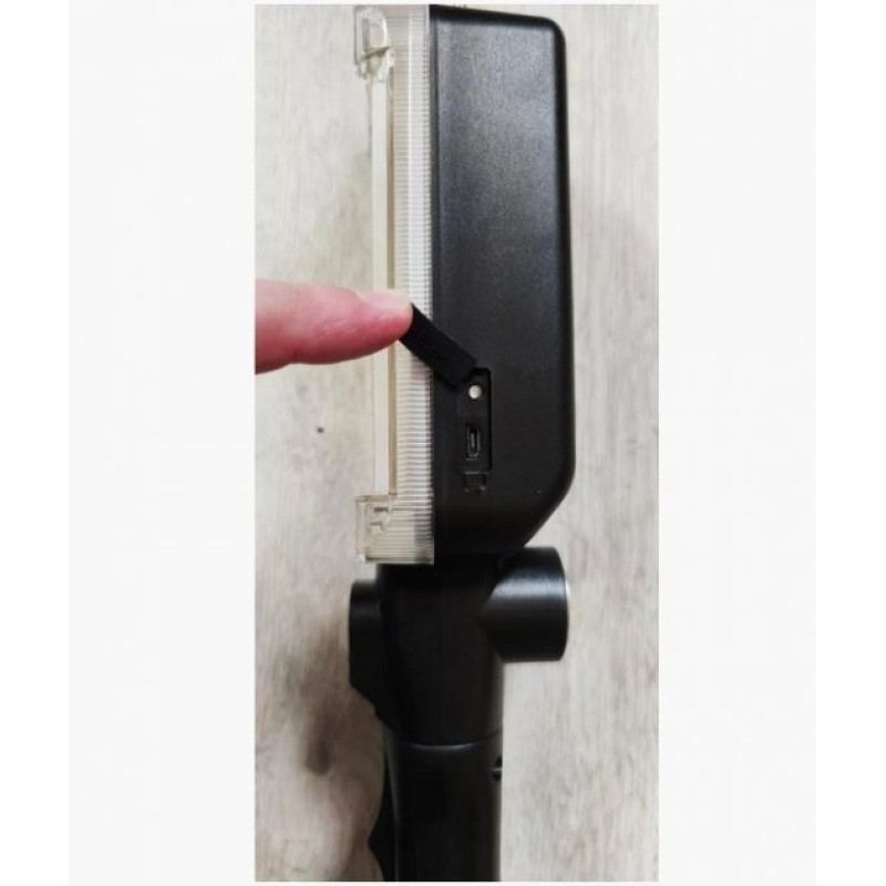 Кемпінговий ліхтар 700Lm з гаком та магнітним тримачем із зарядкою micro USB чорний 7628 ZJ-8859-COB