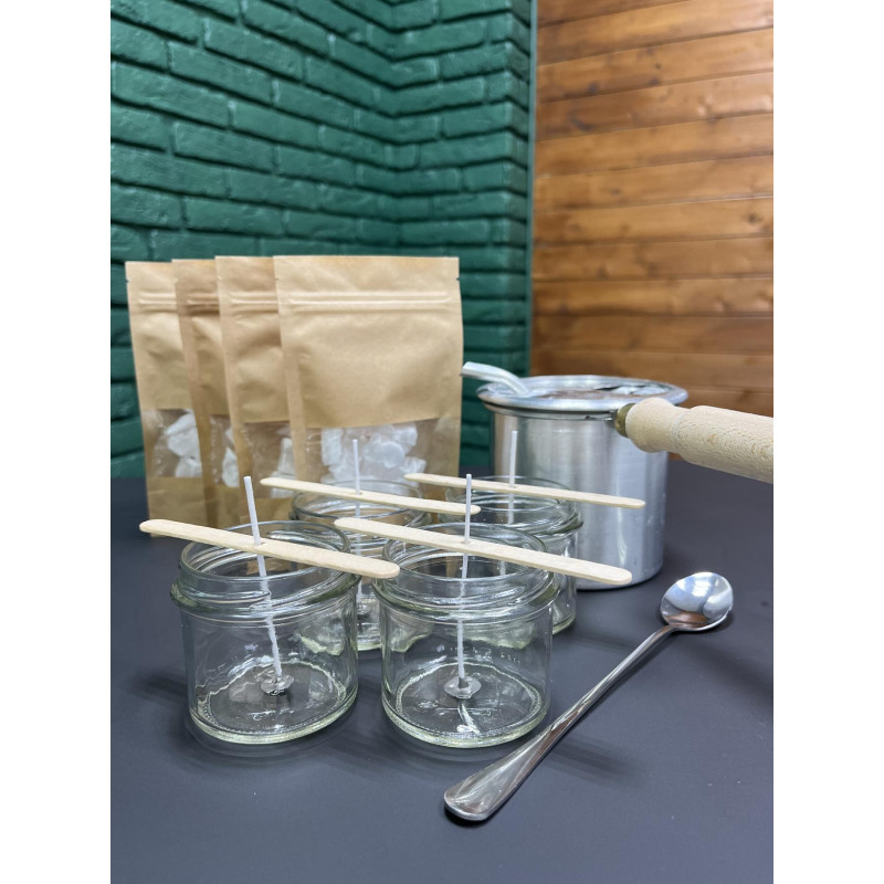 Набір для виготовлення свічок "Сяйво в дім" з екологічних та якісних матеріалів