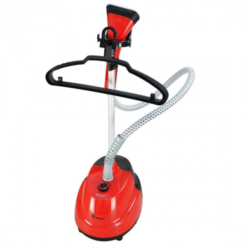 Вертикальний відпарювач для одягу ручний зі стійкою Domotec MS-5353 2000Вт 1.6л Червоний